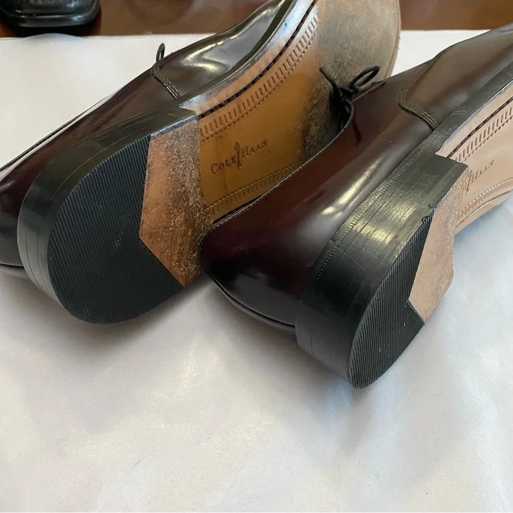 Cole Haan Men’s Rich Chocolate Classic Modern Cap Oxford Lace Up‎ Dress Shoe 9.5